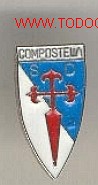 Coleccionismo deportivo: PIN escudo *  S.D. COMPOSTELA * - Foto 1