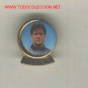 Coleccionismo deportivo: PIN BUSQUETS * BAR&Ccedil;A * - Foto 1