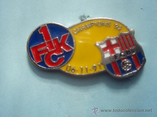 Coleccionismo deportivo: Pins de la champoins de 1.992 - Foto 1