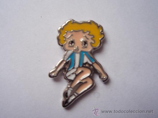 Colecionismo desportivo: Raro pin's de la Beti boop del R.C.D.Espa&ntilde;ol muy dificil