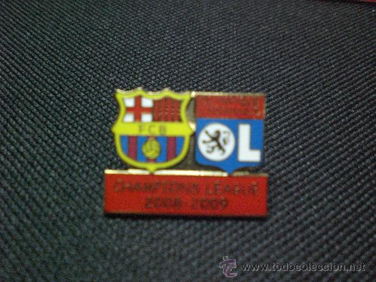 Colecionismo desportivo: pin Barcelona Olimpic Lyonais Lyon champions League 2009 OFERTA****************