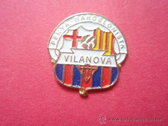 Coleccionismo deportivo: Pe&ntilde;a Barcelonista  Vilanova - Foto 1