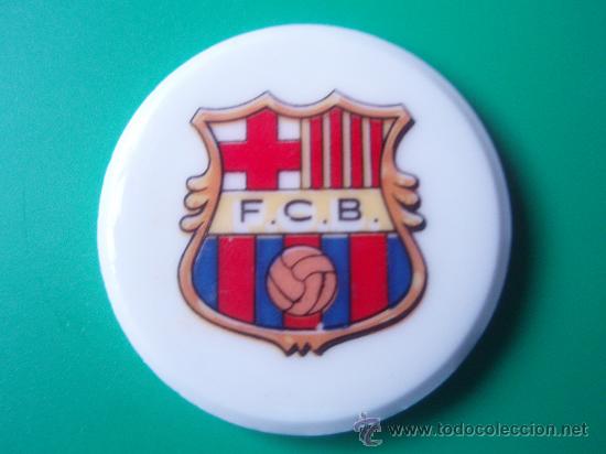 Colecionismo desportivo: Escudo del F.C.Barcelona de ceramica