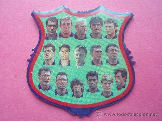 Collezionismo sportivo: Pin Bar&ccedil;a Barcelona 1993 1994 Caras jugadores 4 cm x 4 cm