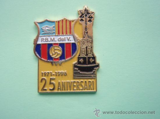 Collectionnisme sportif: Pin's del 25 aniversario de la pe&ntilde;a Barcelonista M.del Valles es la orijinal