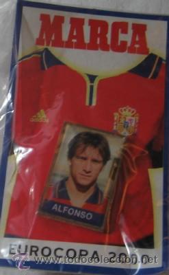 Coleccionismo deportivo: MARCA, EUROCOPA 2000, PIN DE ALFONSO