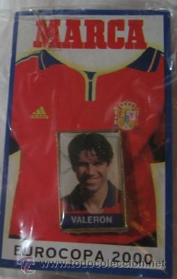 Coleccionismo deportivo: MARCA, EUROCOPA 2000, PIN DE VALERON - Foto 1