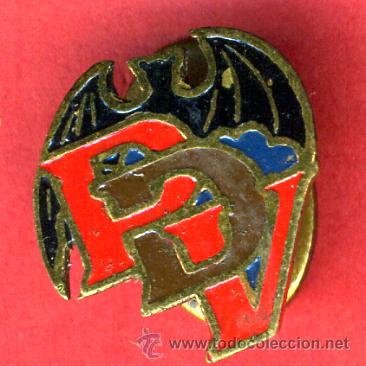 Collezionismo sportivo: PIN O INSIGNIA FUTBOL , CLUB FUTBOL , PE&Ntilde;A DEPORTISTA VALENCIANISTA , ORIGINAL , ANTIGUO , C1