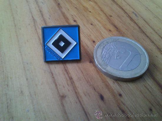 Collectionnisme sportif: 1 pin del Hamburgo aleman de los a&ntilde;os 80
