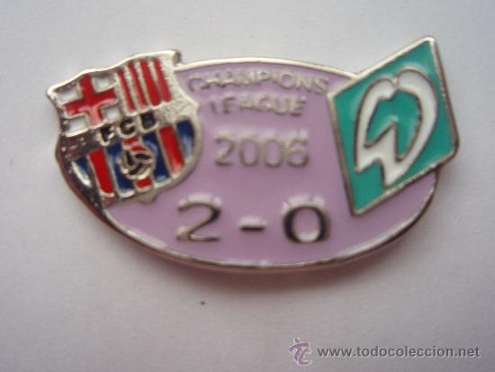 Coleccionismo deportivo: Pin's de la Champion's del 2.006