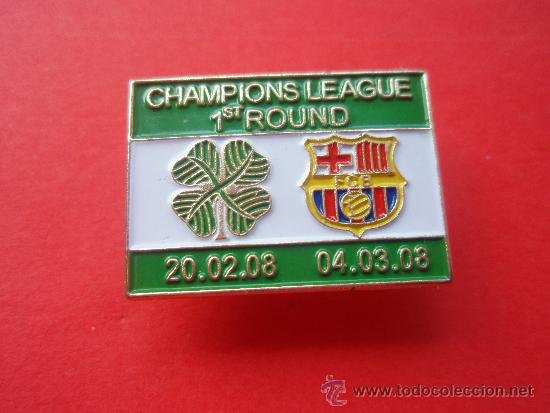 Colecionismo desportivo: PIN CHAMPIONS LEAGUE 2008 BARCELONA CELTIC