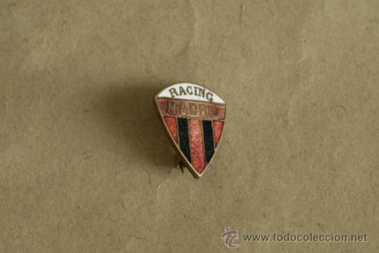 insignia del club de fútbol racing madrid. esma - Buy Football pins on  todocoleccion