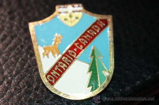 Coleccionismo deportivo: INSIGNIA DE ESQUI-SKI A&Ntilde;OS 50 ONTARIO