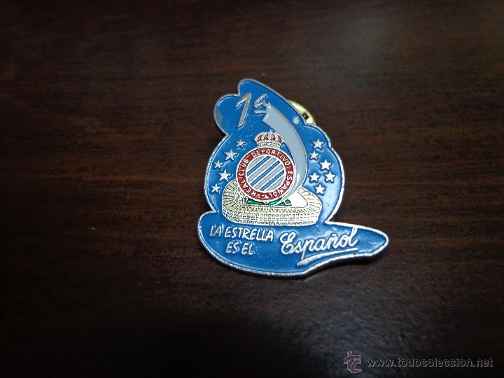 Coleccionismo deportivo: pin del rcd espa&ntilde;ol. - Foto 1