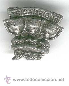 Collectionnisme sportif: PIN TRICAMPIONS * BAR&Ccedil;A * (DIARIO SPORT)