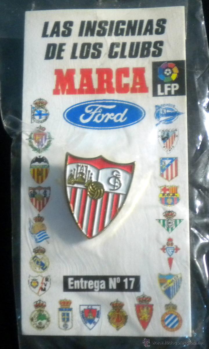 Collectionnisme sportif: PIN MARCA NUEVO SEVILLA C.F. FUTBOL FOOTBALL