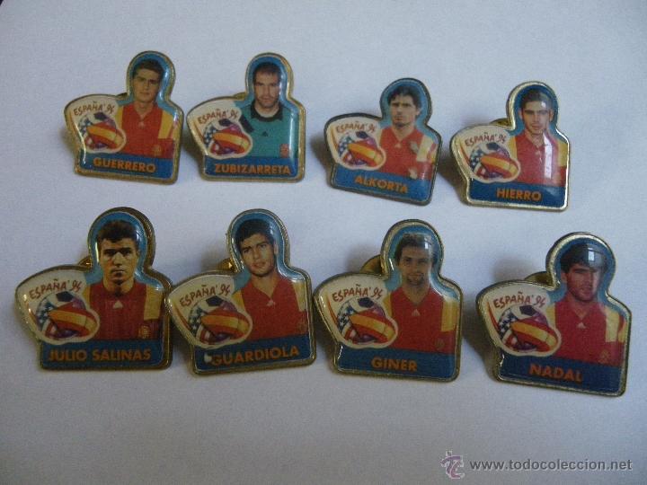 Coleccionismo deportivo: 8 jugadores de la selecci&oacute;n Espa&ntilde;a 1994