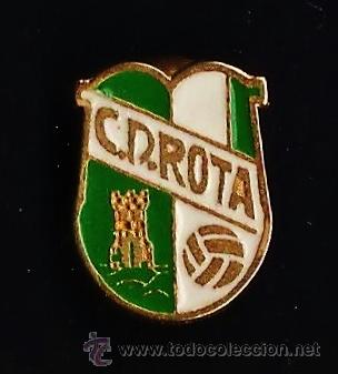 Coleccionismo deportivo: pin - futbol - cd rota - cadiz - metal esmaltado - a&ntilde;os 90 - ep 1