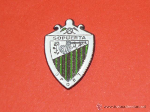 Collezionismo sportivo: PIN DEL EQUIPO DE FUTBOL SOPUERTA (VIZCAYA)