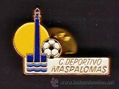 Collezionismo sportivo: pin - futbol - c.d. maspalomas - s. fernando / las palmas /canarias - metal esmaltado - calidad ep 4