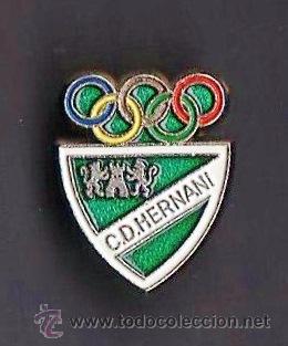 Coleccionismo deportivo: pin - futbol - c.d. hernani - guipuzcoa / euzkadi - metal esmaltado - ep 4/3