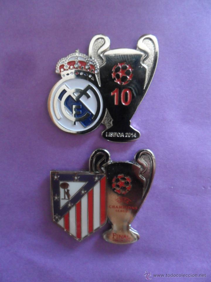 2 Pin Atletico De Madrid Y Real Madrid Cf Vendido En Venta Directa 56603131 0326