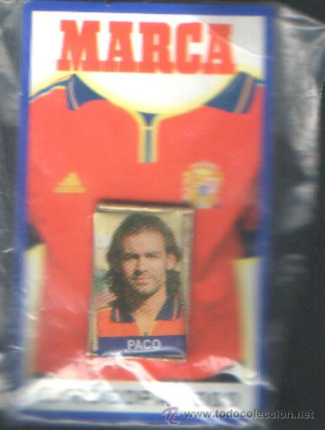 Collectionnisme sportif: .1 PIN DEL DIARIO MARCA ** PACO ** EUROCOPA 2000 - PRECINTADO