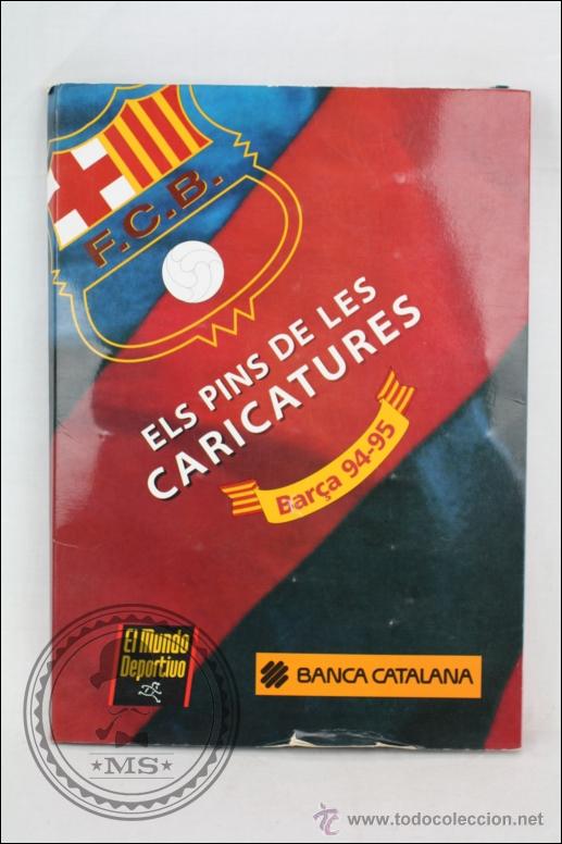 Collezionismo sportivo: Conjunto de 22 Pins F&uacute;tbol Club Barcelona y 22 L&aacute;minas - Pins de les Caricatures - Mundo Deportivo