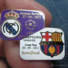 Coleccionismo deportivo: PIN F C BARCELONA CHAMPIONS LEAGUE 2011 SEMIFINAL REAL MADRID. Lote 48691211