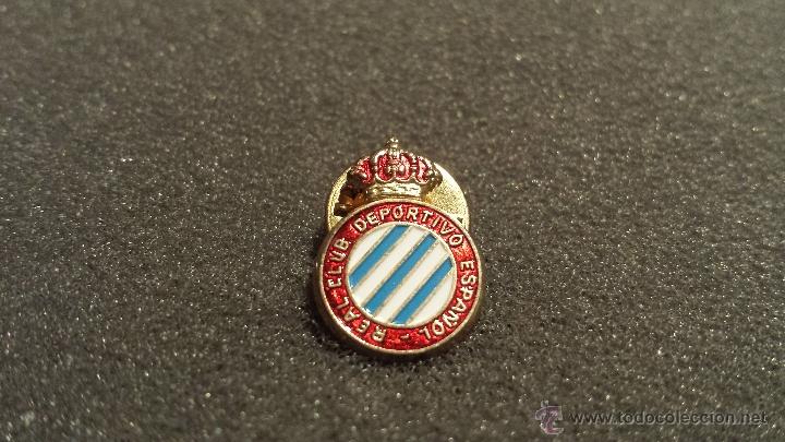 Coleccionismo deportivo: PIN EQUIPO FUTBOL REAL CLUB DEPORTIVO ESPA&Ntilde;OL DE BARCELONA