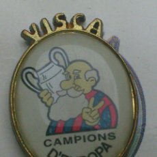Coleccionismo deportivo: FC BARCELONA - PIN L'AVI DEL BARÇA - CAMPEONES DE EUROPA - VISCA BARÇA - 