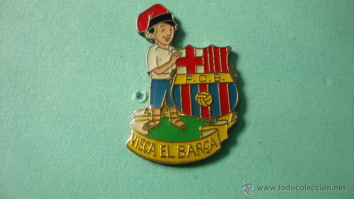 Coleccionismo deportivo: Antiguo pin's del F.C.Barcelona