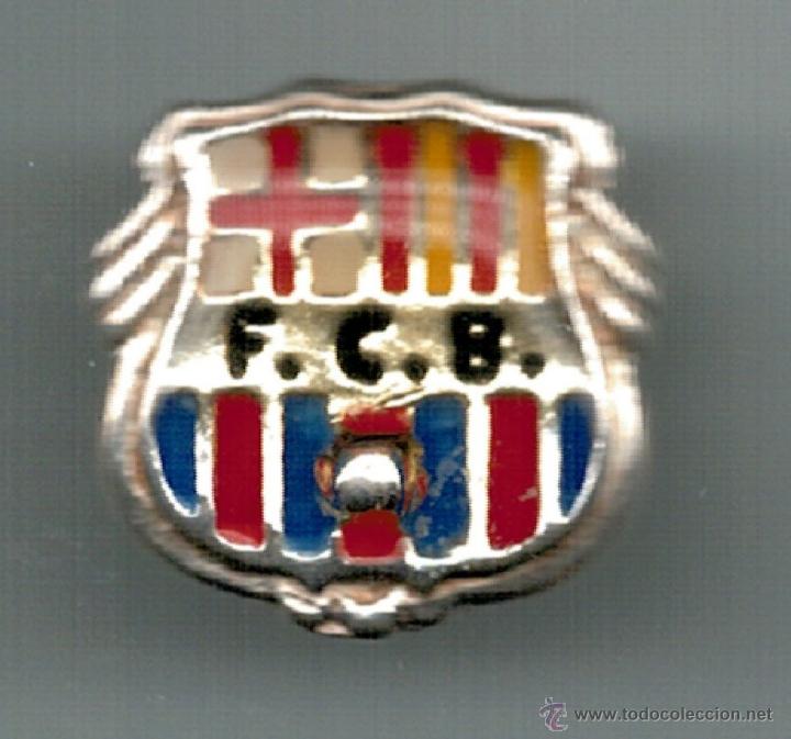 Pin Insignia - Fc Barcelona De Plata - - Comprar Pins De Fútbol En ...