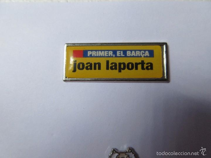 Coleccionismo deportivo: Antiguo pin's del Bar&ccedil;a Joan la Porta