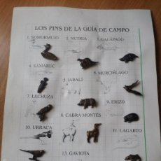 Coleccionismo deportivo: PINS ANIMALES DE CAMPO - COMPLETO. Lote 56854963
