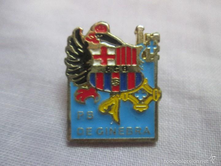 Coleccionismo deportivo: Pin F C BARCELONA Penya PE&Ntilde;A Barcelonista GINEBRA (SUIZA)