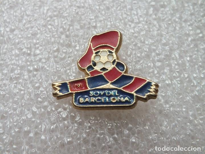 Coleccionismo deportivo: pin metalico del futbol club fc barcelona f.c bar&ccedil;a cf soy del bar&ccedil;a ENV&Iacute;O GRATIS
