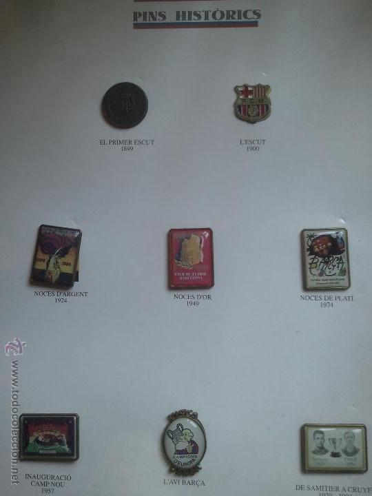 Coleccionismo deportivo: Colecci&oacute;n pins hist&oacute;ricos del BAR&Ccedil;A. - Foto 1