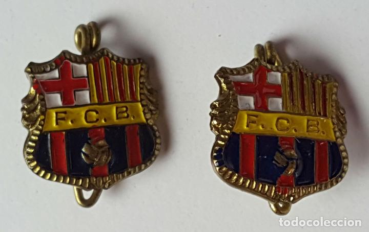 Pareja De Pins Del Fc. Barcelona. Metal Esmalta - Comprar Pins De ...