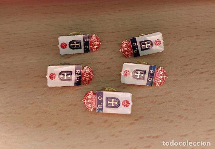 Collezionismo sportivo: insignia solapa pins, escudo real oviedo club de futbol