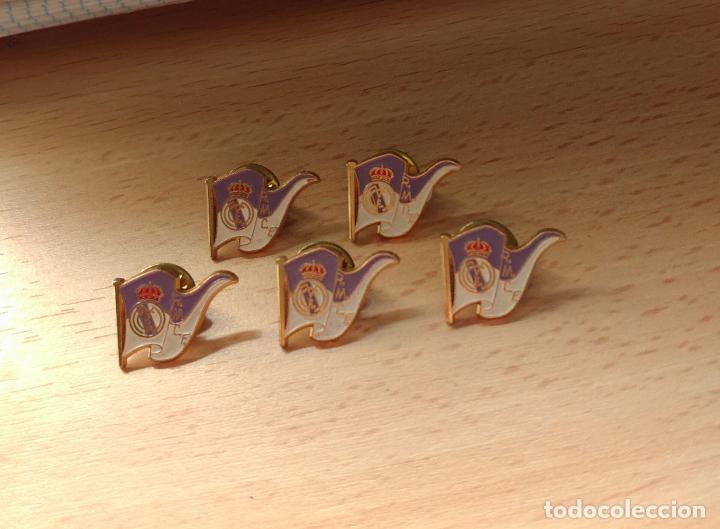 Collezionismo sportivo: insignia solapa pins, escudo real madrid club de futbol