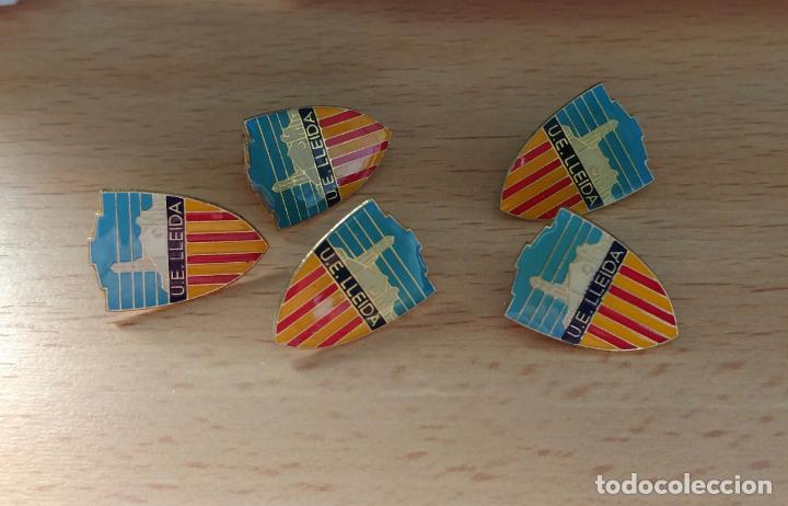 Collezionismo sportivo: insignia solapa pins, escudo union deportiva lleida club de futbol