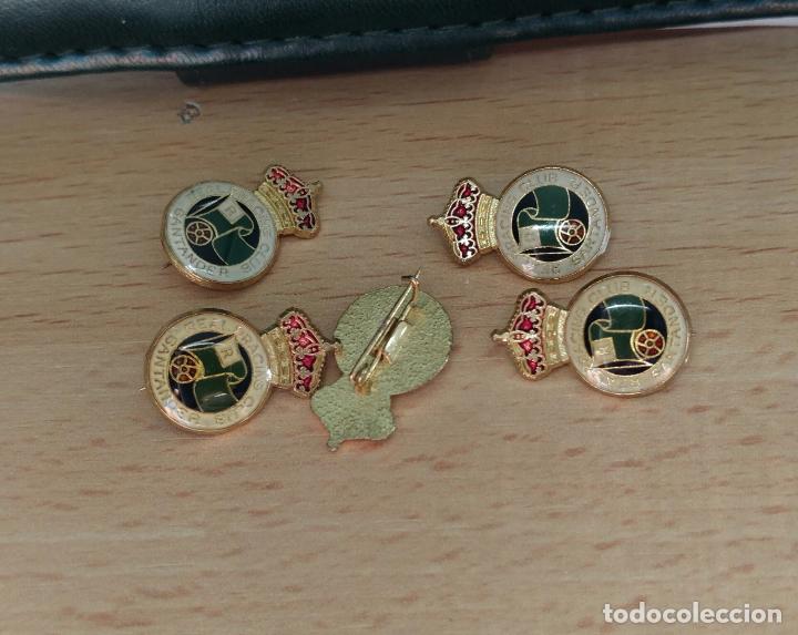 Collezionismo sportivo: insignia solapa alfiler, escudo real racing club de santander de futbol