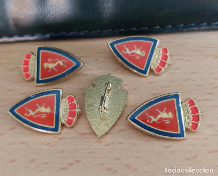 Collezionismo sportivo: insignia solapa alfiler, escudo real zaragoza club de futbol