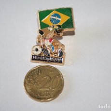 Coleccionismo deportivo: BRASIL *** PIN MUNDIAL FUTBOL USA 1994 *** IMPECABLE ESTADO *** PEDIDO MÍNIMO 3 € ***