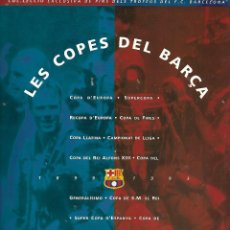 Coleccionismo deportivo: CARPETA COMPLETA DE LES COPES DEL BARCA-LAS COPAS DEL BARCELONA EN PINS - HASTA EL AÑO 1993. Lote 98184979