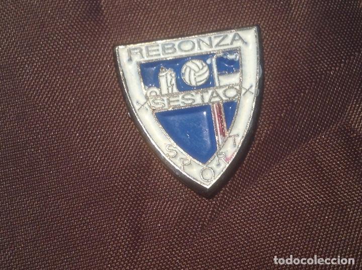 Colecionismo desportivo: Pin Sin Aguja Rebonza Sestao Sport