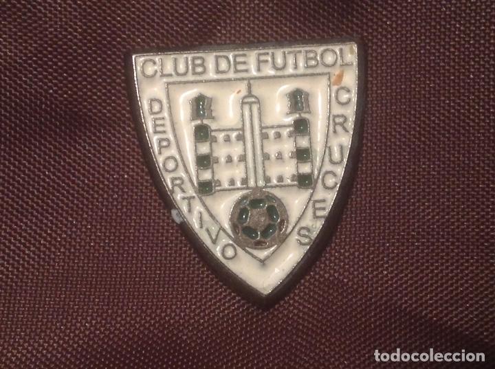 Colecionismo desportivo: Pin Sin Aguja CF Deportivo Cruces