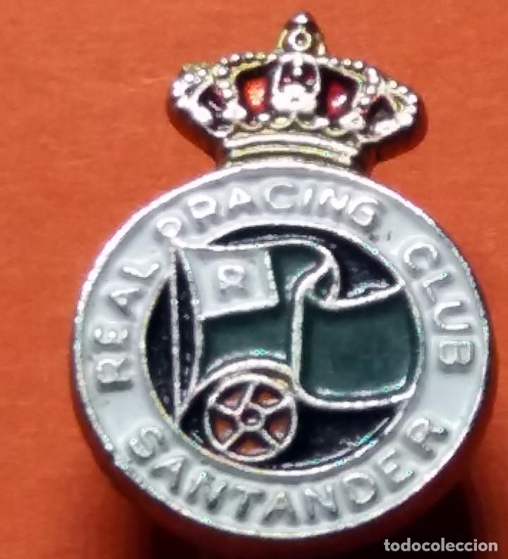 Coleccionismo deportivo: ANTIGUO PIN - INSIGNIA - REAL CLUB RANCING SANTADER