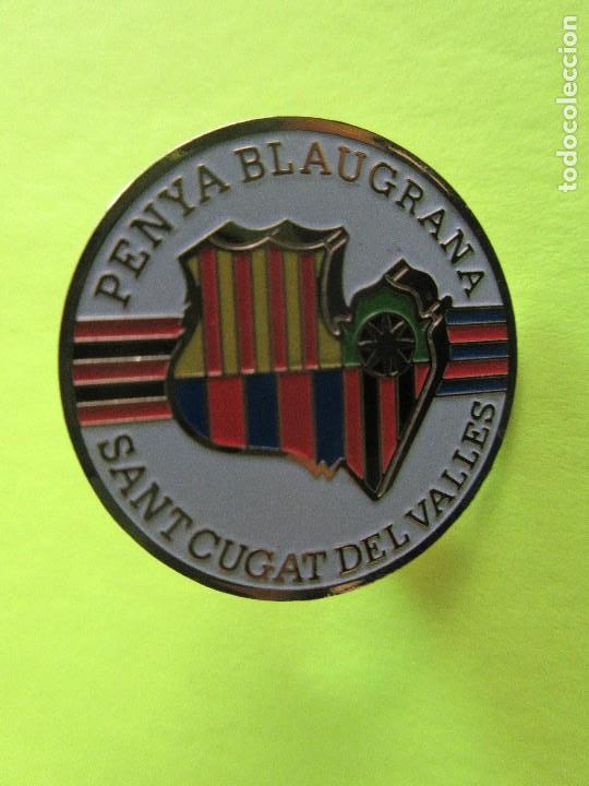 Collectionnisme sportif: Pin's de la Pe&ntilde;a Barcelonista Sant Cugat del Valles original